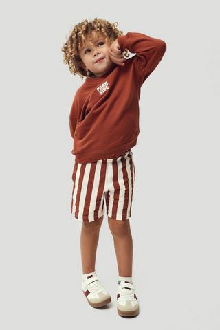 Sweat Top And Shorts Set