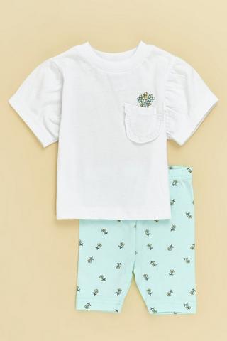 T-Shirt And Cycle Shorts Set