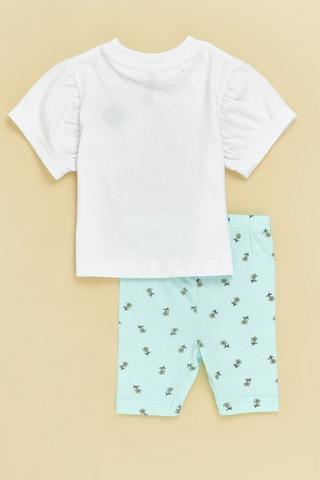 T-Shirt And Cycle Shorts Set