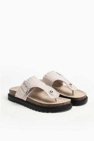 Platform Thong Slides