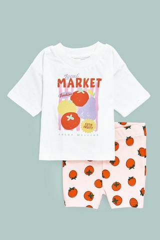 T-Shirt And Shorts Set