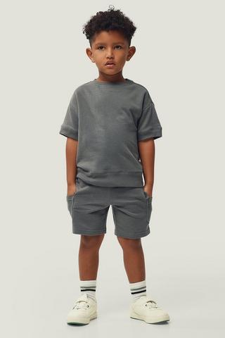 Boxy T-Shirt And Cargo Shorts Set