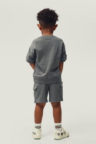 Boxy T-Shirt And Cargo Shorts Set