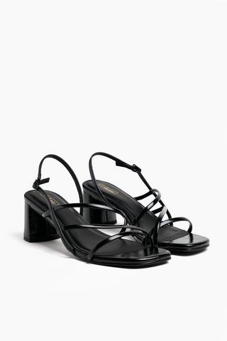 Strappy Block Heel