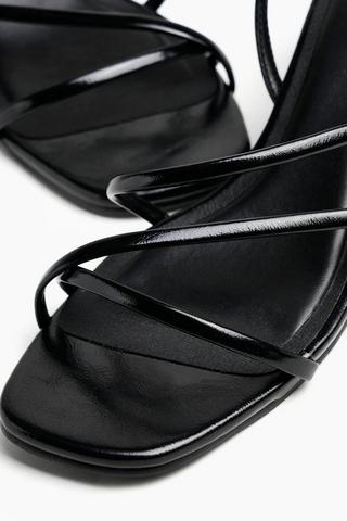 Strappy Block Heel