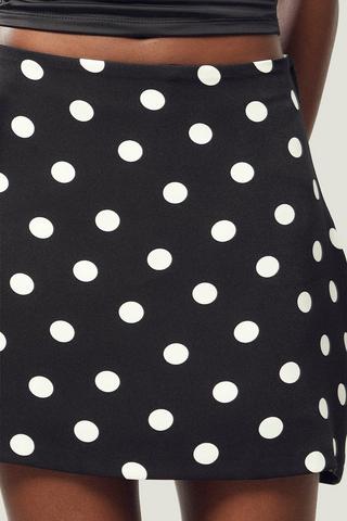 Polka Dot Mini Skort