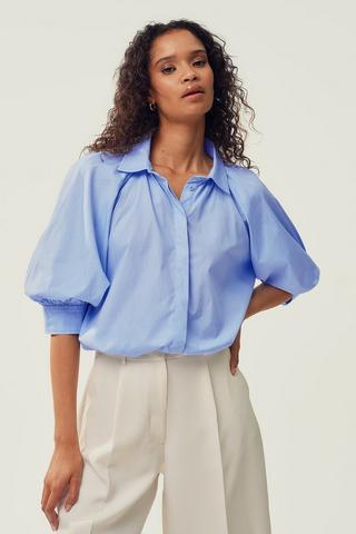 Bubble Hem Shirt