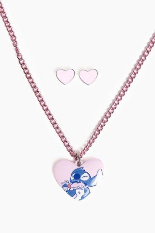 Lilo Necklace And Earring Combo