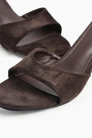Suede Block Heel