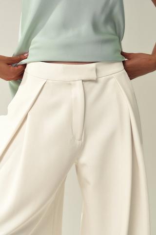 Tailored Wide Leg Pants
