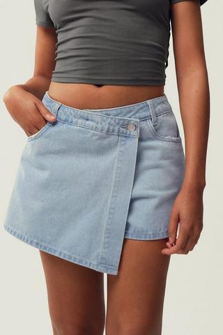 Denim Skort