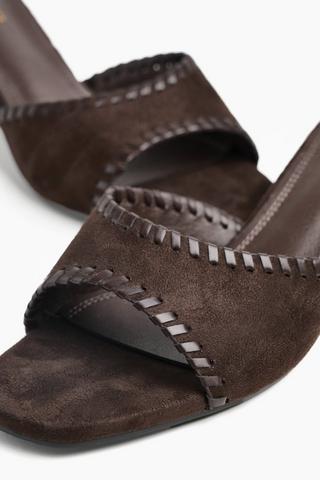 Suede Block Heel