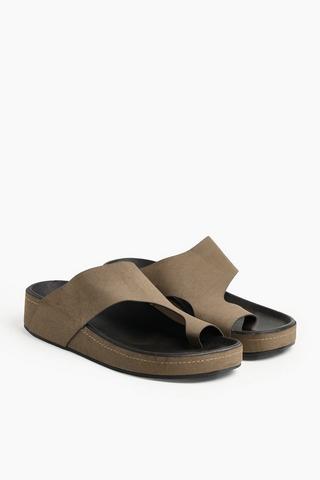 Platform Thong Slides