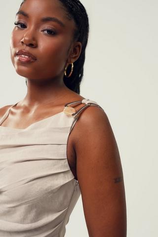 Asymmetrical Column Dress