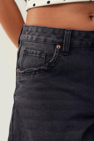 Relaxed Denim Bermuda Shorts