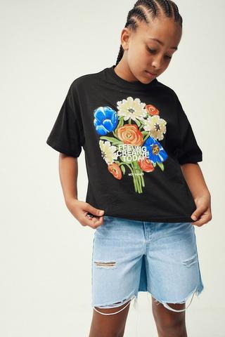 Denim Bermuda Shorts