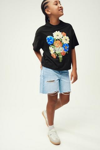 Denim Bermuda Shorts