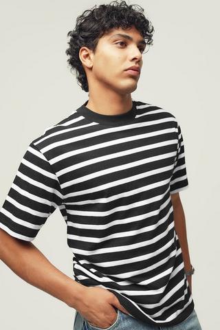 Stripe Relaxed T-Shirt