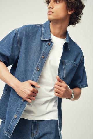 Relaxed Denim Shirt
