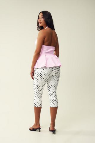 Polka Dot Capri Pants