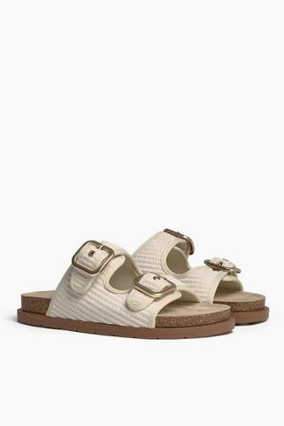 Double Buckle Sandals