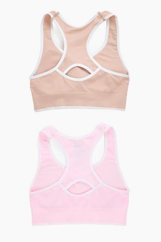 2 Pack Crop Bras
