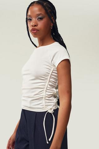 Ribbed Fitted Top