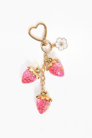 Strawberry Keyring
