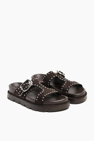 Chunky Buckle Strap Sandal