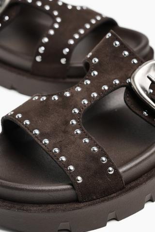 Chunky Buckle Strap Sandal
