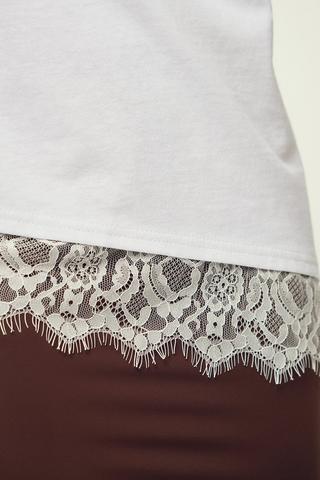 Bugs Bunny Asymmetrical Lace T-Shirt