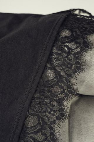 Asymmetrical Lace Top