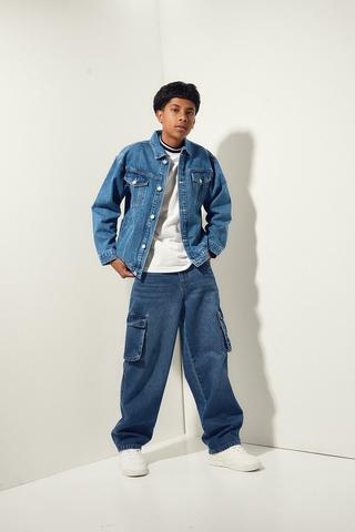 Baggy Cargo Denim