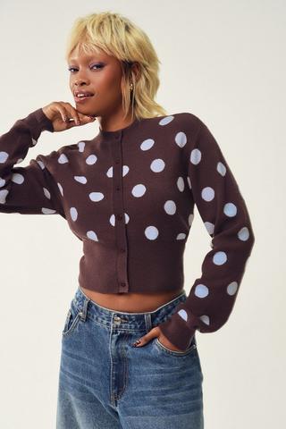 Polka Dot Cardigan