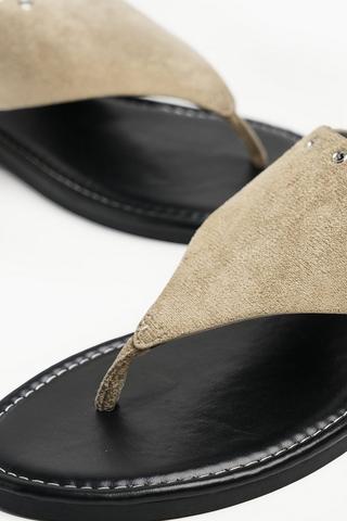 Suede Thong Sandal