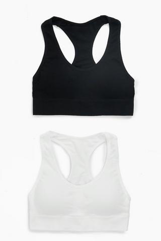 2 Pack Crop Bras