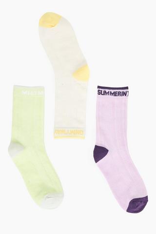3 Pack Anklet Socks