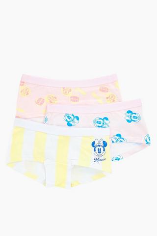 3 Pack Minnie Mouse Boylegs