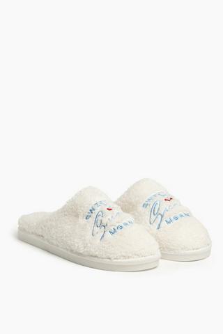 Embroidered Slipper