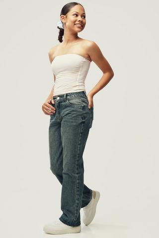 Rigid Straight Denim