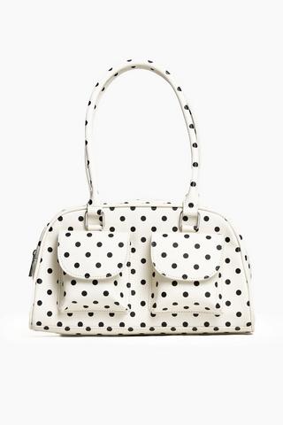 Polka Dot Bowler Bag