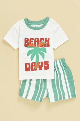 T-Shirt And Short Set