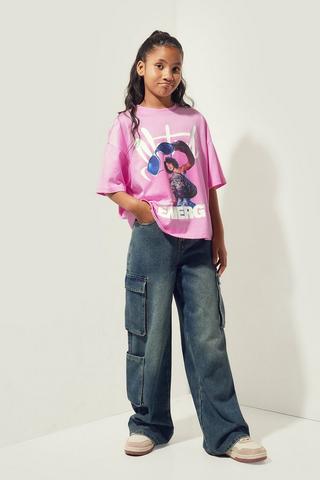 Baggy Cargo Denim