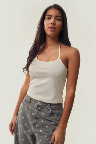Interlock Halter Neck Top