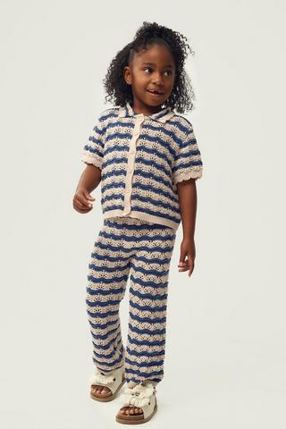 Crochet Stripe Pants