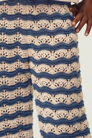 Crochet Stripe Pants