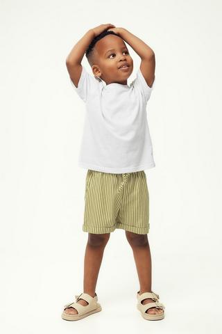 Linen Blend Shorts