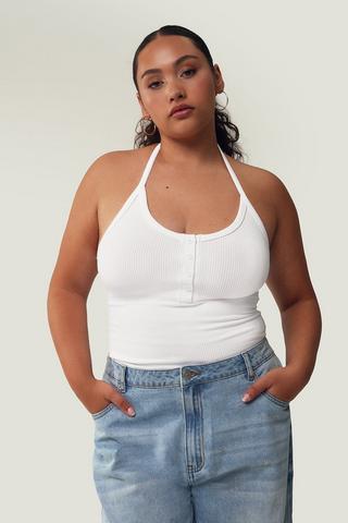 Seamless Halter Neck Top