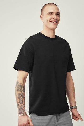 Relaxed Textured T-Shirt