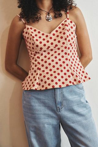 Polka Dot Cami Top